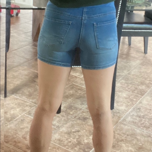 Pregnancy Maternity jeans short pale blue - Picture 5 of 5